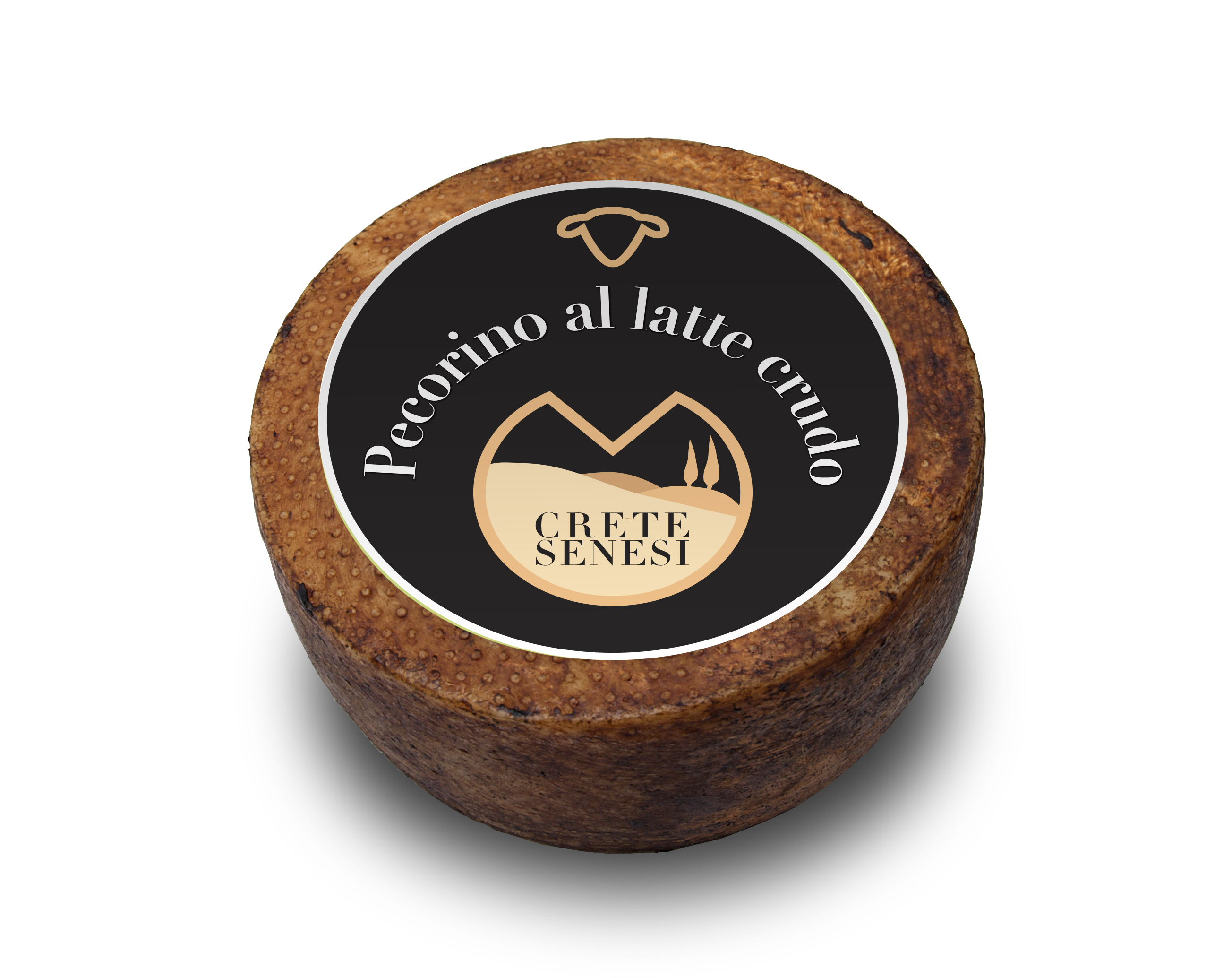 Packaging | Pecorino latte crudo | Crete Senesi | Caseificio La Fonte | Torre a Castello | 2012