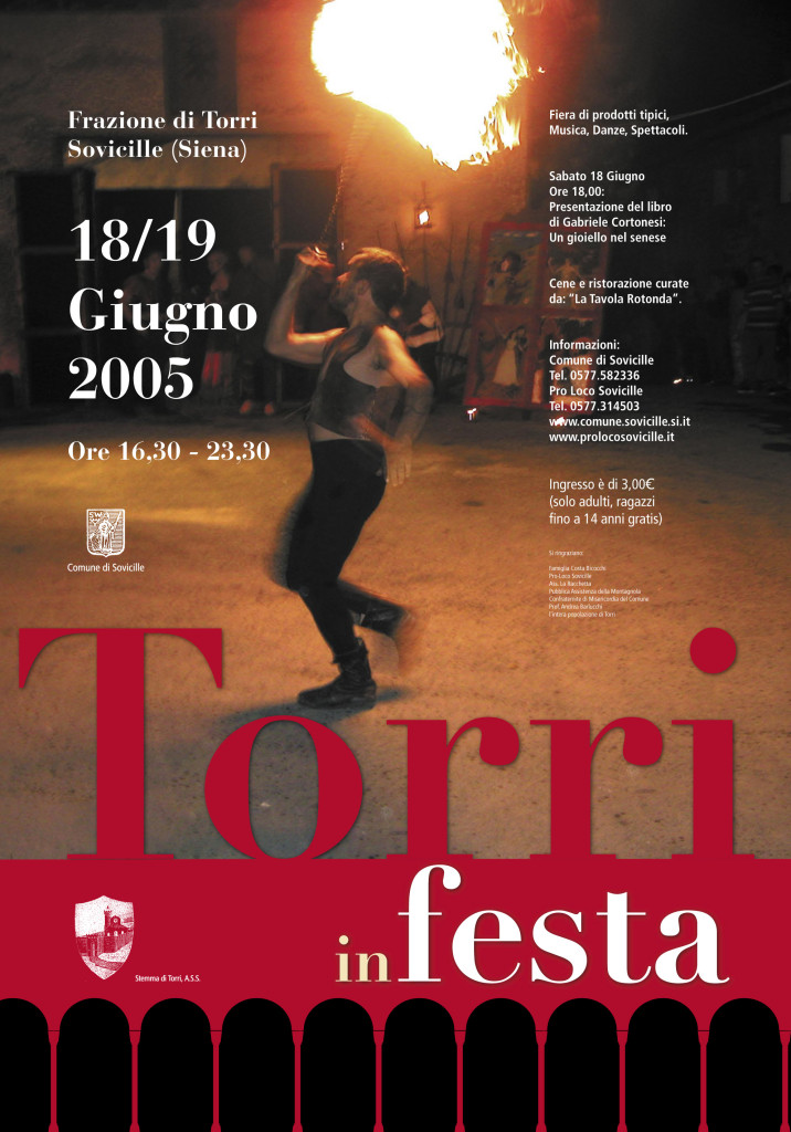 Poster | Torri in festa | Comune di Sovicille | 2005
