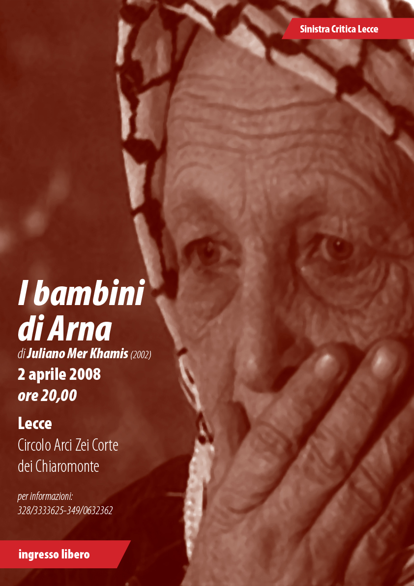 Poster | Mediazione | I Bambini di Arna | Lecce