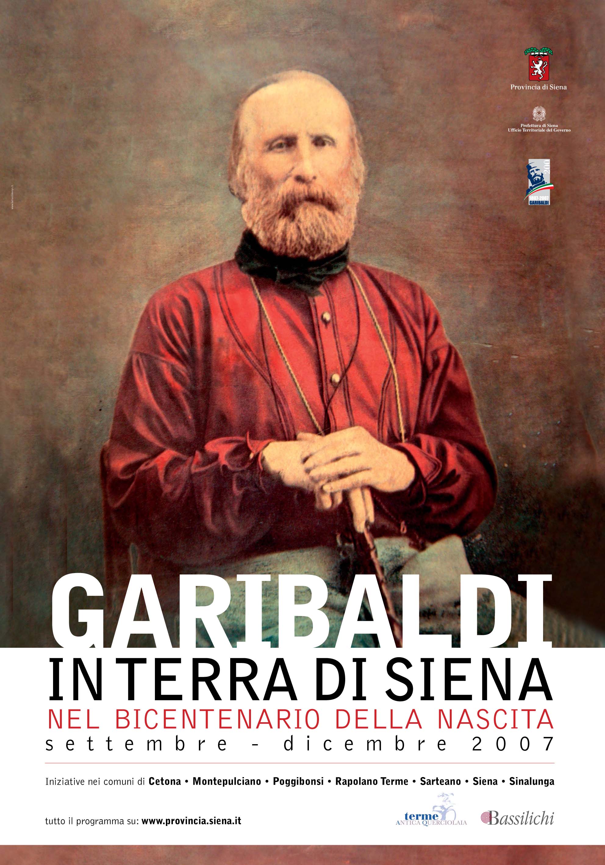 Poster | Garibalidi in terra di Siena | Provincia di Siena