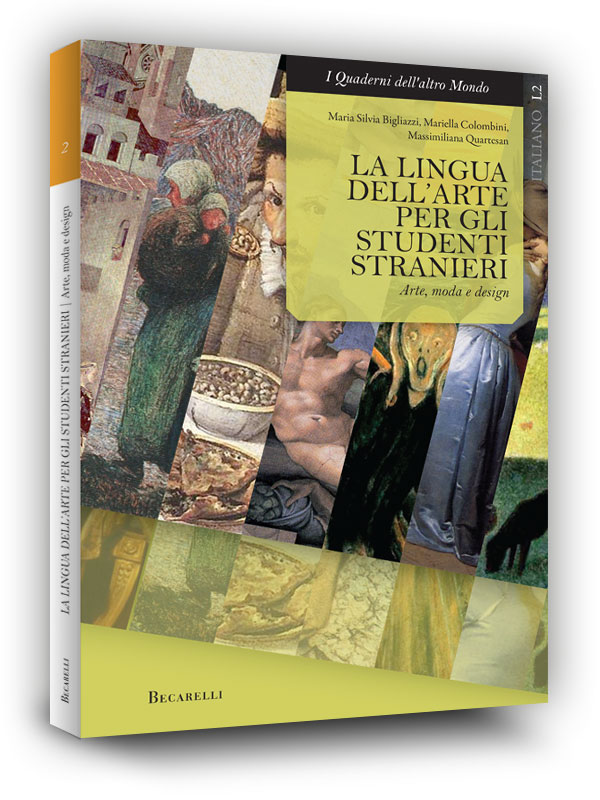 Book cover | La lingua dell’arte per gli studenti stranieri | Arte, moda, design