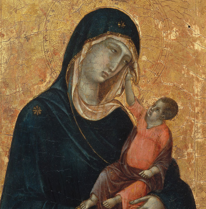 Madonna and Child Duccio di Buoninsegna (Italian, active by 1278–died 1318 Siena) Date: ca. 1290–1300 Medium: Tempera and gold on wood Accession Number: 2004.442 On view in Gallery 625
